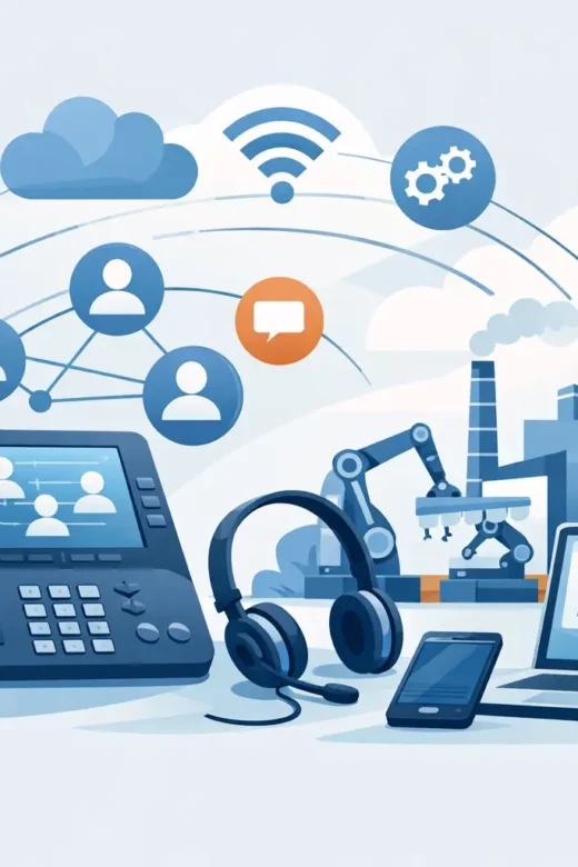 Telefonanlage für Industrieunternehmen wählen