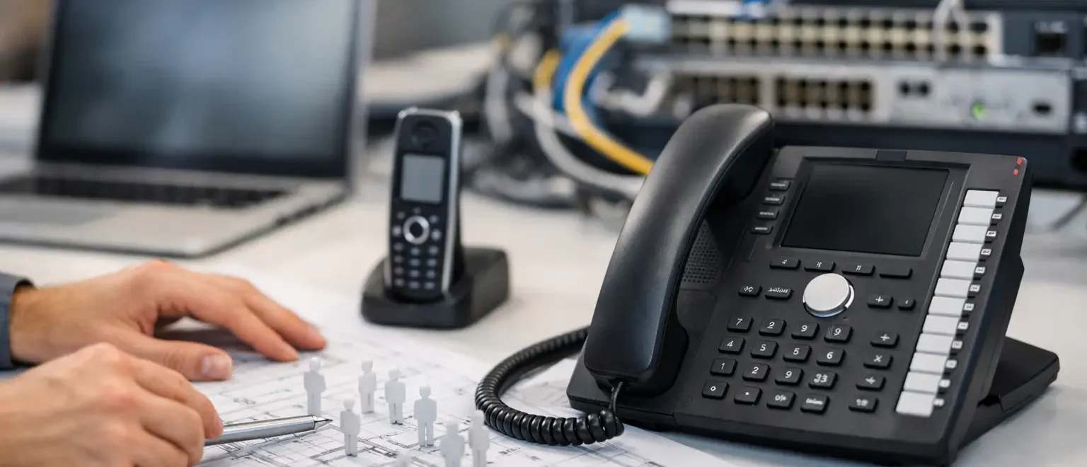 Telefonanlage mit 100 Nebenstellen planen